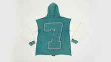 Load image into Gallery viewer, Lucky 7 "Faded Luck" Color Block Hoodie